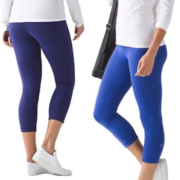 Lululemon Wunder Under Cropped Leggings